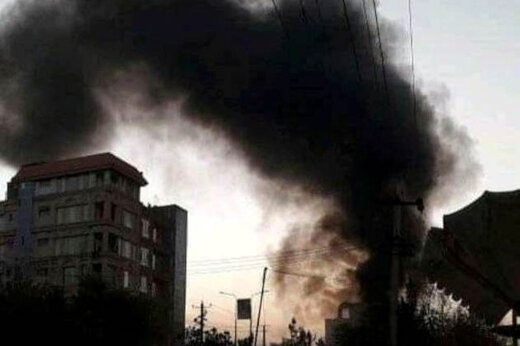 ببینید | اولین تصاویر از انفجار مهیب در غرب کابل