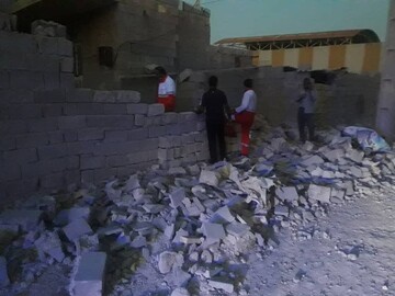 اولین تصاویر از کانون زلزله در هرمزگان