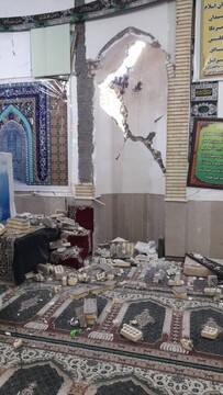 اولین تصاویر از کانون زلزله در هرمزگان