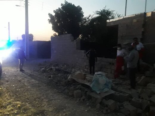 اولین تصاویر از کانون زلزله در هرمزگان