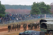 ببینید | آشوب و درگیری در مناطق مرزی لهستان و بلاروس