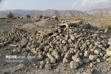 خسارات زلزله به روستای «چاهکل»