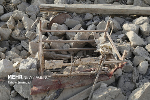 خسارات زلزله به روستای «چاهکل»