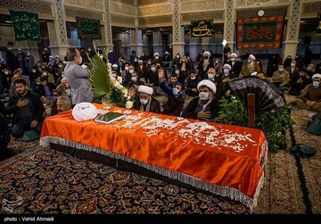 تشییع پیکر آیت الله مجتهد شبستری در تهران