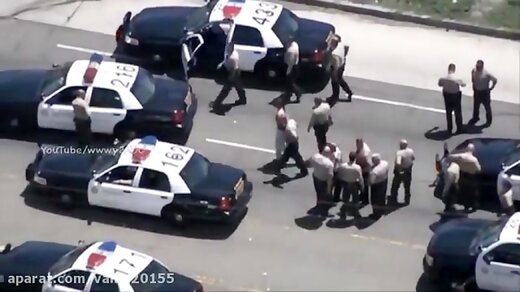 ببینید | طولانی‎‌ترین تعقیب و گریز خیابانی پلیس در آمریکا