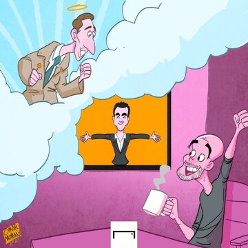 ببینید: روح کرایوف هم از بارسلونا راضی شد!