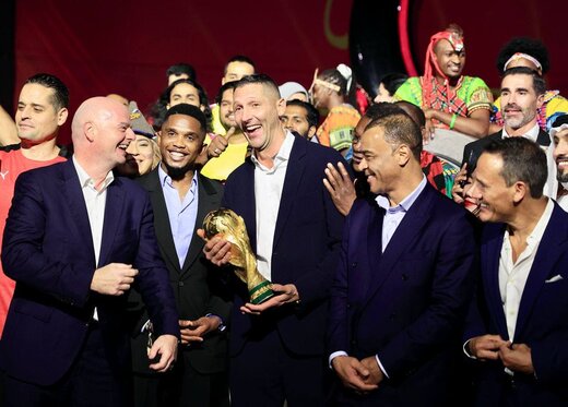 مراسم رونمایی از ساعت شمارش معکوس جام جهانی ۲۰۲۲ با حضور مهدوی‌کیا