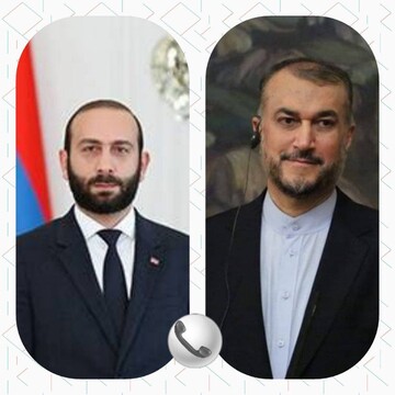 Iran, Armenia FMs discuss Gaza situation