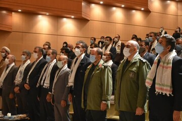 همایش نکوداشت هفته بسیج در آذربایجان‌غربی برگزار شد