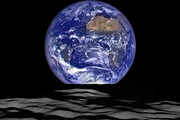 ببینید | تایم‌لپس خیره‌کننده از غروب زمین در زیر افق ماه