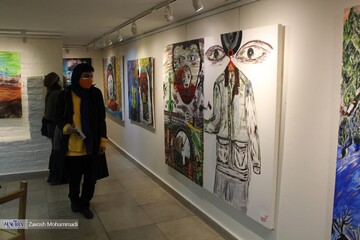گشتی در نمایشگاه نقاشی خالق قیصر
