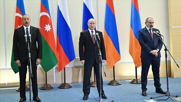 بیانیه پوتین، علی‌اف و پاشینیان درباره قراباغ