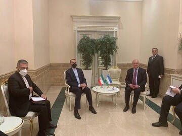 وزير الخارجية الايراني يلتقي نظيريه الاوزبكي والآذربيجاني