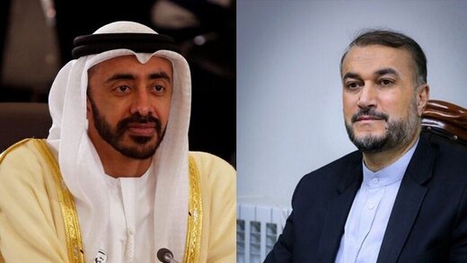 Iranian FM explores bilateral, regional issues with UAE counterpart