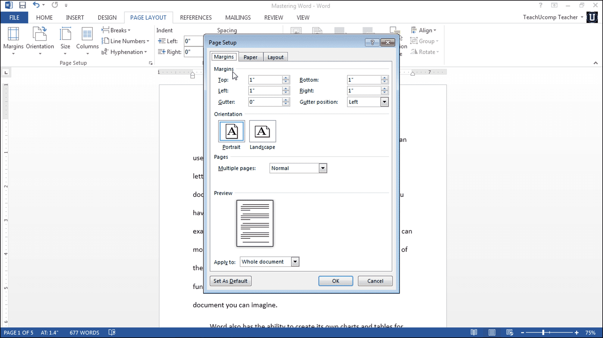 صفحه آرایی کتاب در ورد