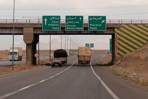 اصلاح نقاط حادثه خیز جاده‌های استان یزد