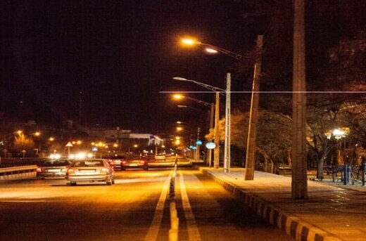 روشنایی معابر شهری در قزوین تعدیل می شود
