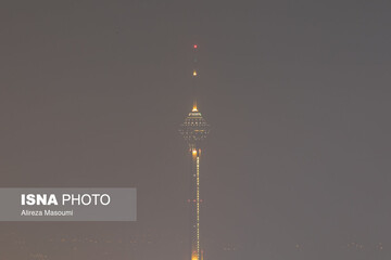 آلودگی شب‌های تهران
