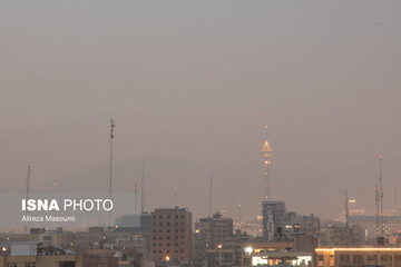 آلودگی شب‌های تهران