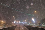 ببینید | بارش برف در ارتفاعات تهران