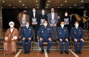 دیدار فرمانده نیروی هوایی ارتش با خانواده های شهدای دانشجو