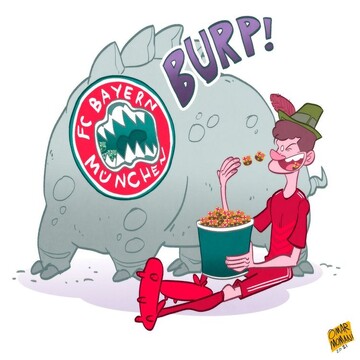 اینم خوراک مورد علاقه توماس مولر!