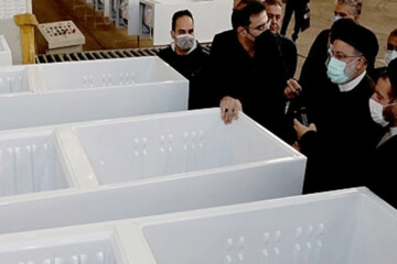 تصاویر | بازدید رئیس جمهور از کارخانه یخچال سازی خرم‌آباد