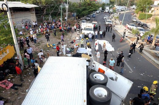 ببینید | اولین تصاویر از تصادف مرگبار جنوب مکزیک 