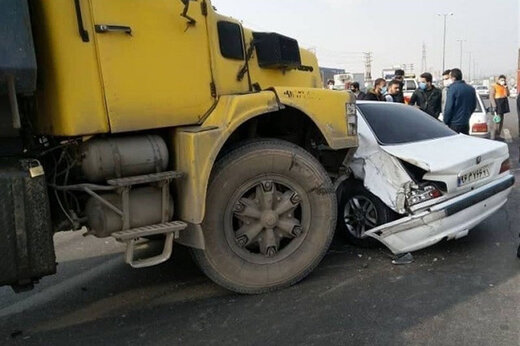 ببینید | تصادف هولناک و مرگبار کمپرسی و سواری در تبریز؛ انفجار پس از حادثه!
