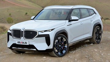 تصاویر رندر جدید شاسی‌بلند 2023 BMW XM منتشر شد
