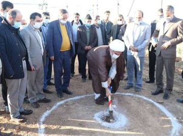 کلنگ احداث مخزن ۵۰۰مترمکعبی در بویین زهرا به زمین زده شد 