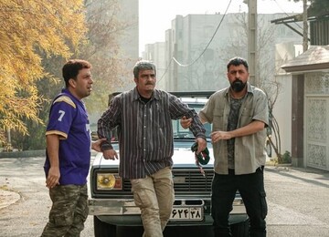 شهره لرستانی و بازیگر «پایتخت» پشت صحنه سریال جدید تلویزیون/ عکس