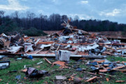 ببینید | طوفان خانه‌های آمریکایی را با خاک یکسان کرد