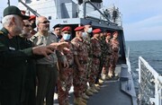 رزمایش مشترک نیروهای دریایی ایران و عمان برگزار شد