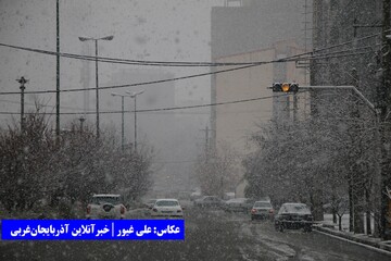بارش اولین برف امسال ارومیه
