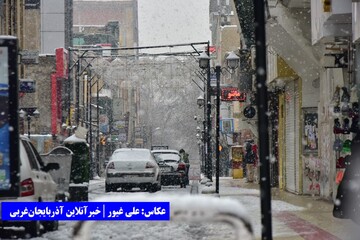 بارش اولین برف امسال ارومیه