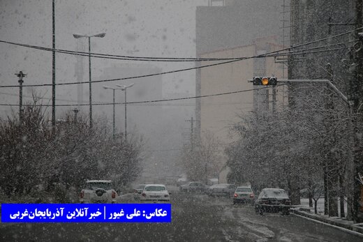 بارش اولین برف امسال ارومیه