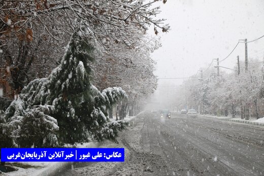 بارش اولین برف امسال ارومیه