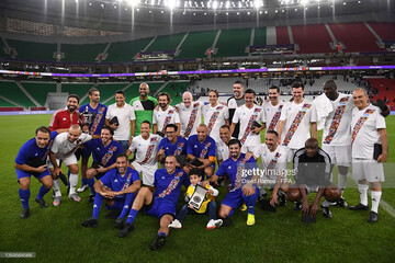 تصاویر | آرسن ونگر مربی مهدوی‌کیا شد؛ دیدار ستارگان جهان و ستارگان کشورهای عربی