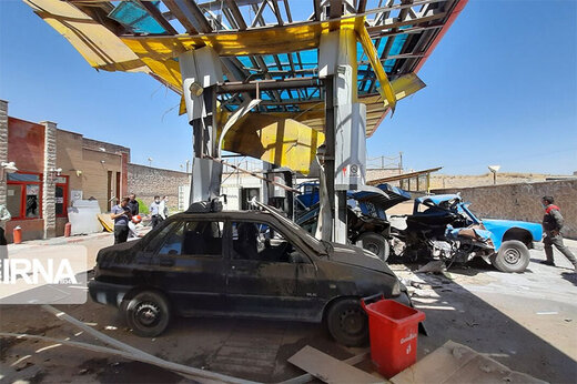 ببینید | انفجار وحشتناک در جایگاه سوخت CNG