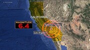 ببینید | لحظه لرزیدن خانه‌ها در زلزله ۶.۲ ریشتری شمال کالیفرنیا