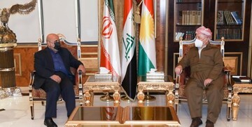 تاکید مسعود بارزانی بر توسعه روابط اقتصادی با ایران
