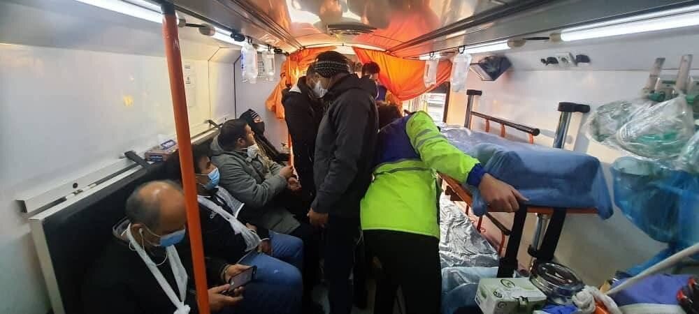 آخرین وضعیت مصدومان حادثه خروج متروی کرج_تهران/ تصویر