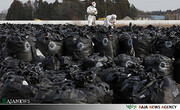 عکس | ‏عظمت محل نگهداری کیسه‌های حاوی زباله‌های رادیواکتیو ژاپن