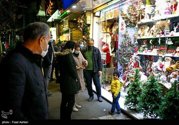 حال و هوای کریسمس درخیابان های تهران