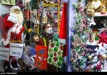 حال و هوای کریسمس درخیابان های تهران
