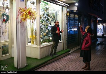 حال و هوای کریسمس درخیابان های تهران