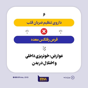 چه دارو هایی را همزمان با هم مصرف نکنیم؟