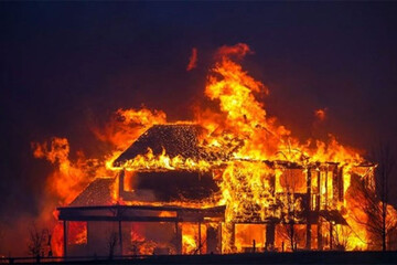 تصاویر | آتش، مهمان ناخوانده سال نو در ایالت کلرادو