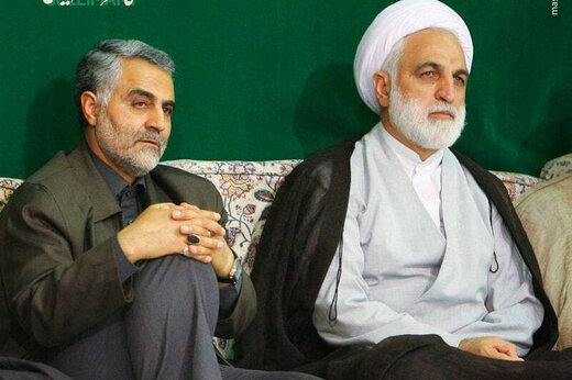 ببینید | انتشار برای اولین بار؛ زمزمه‌های درگوشی با حاج قاسم